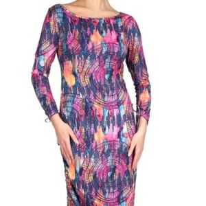 Sassy Jones Kiara Reversible Drawstring Dress - Never worn